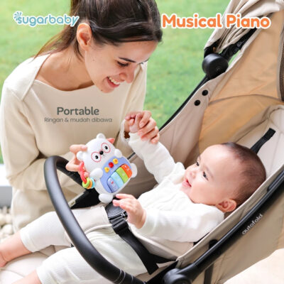 Sugarbaby Music Car / Musical Piano Car - Mainan Montessori Musik Bayi Karakter Edukasi Suara SNI thumbnail 7