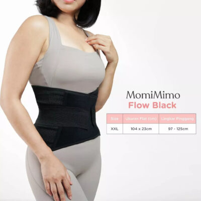 MomiMimo Postpartum Corset - Korset Multifungsi untuk Ibu&Perempuan Aktif Variasi Grey&Black 1 pcs thumbnail 3