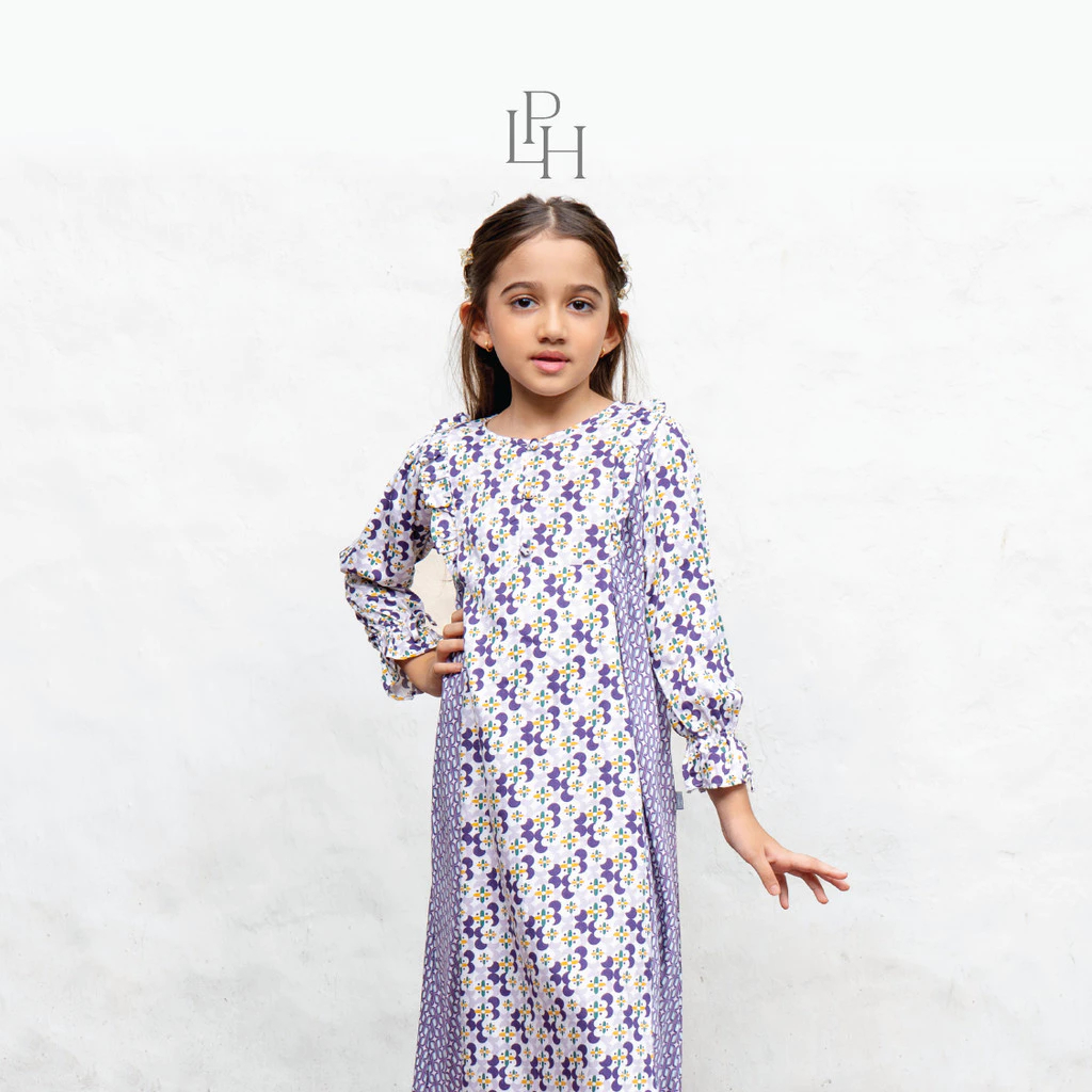 Little Palmerhaus Saraya Girl Gamis (Baju Gamis Anak Perempuan Usia 1-6 Tahun) - Baju Lebaran 2026