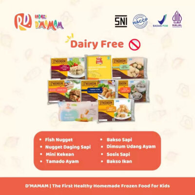 Radaza D'MAMAM Chicken Sausage 250g Sosis Ayam No MSG Cemilan Lauk Praktis Anak MPASI BPOM HALAL thumbnail 8