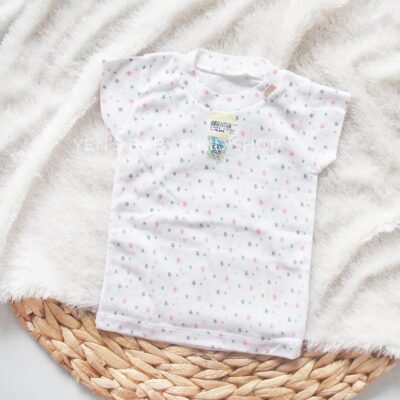 NARY Oblong Tangan Pendek Putih Motif Bintang thumbnail 2
