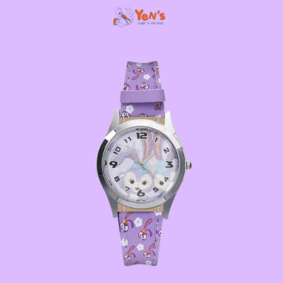 Jam Tangan Anak Perempuan Karakter Lucu | Jam Analog Tali Karet Nyaman