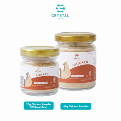 Crystal of the Sea - Crystal Farm Chicken Powder 20GR/80GR - Kaldu Ayam Kampung Bubuk - Kaldu MPASI NON MSG thumbnail 4