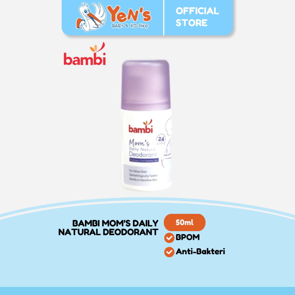 Bambi Mom's Daily Natural Deodorant - 50ml