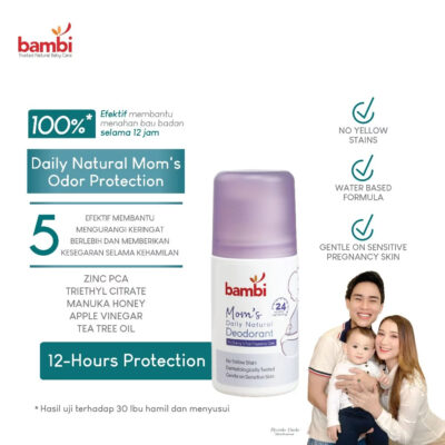 Bambi Mom's Daily Natural Deodorant - 50ml thumbnail 2