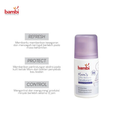 Bambi Mom's Daily Natural Deodorant - 50ml thumbnail 4