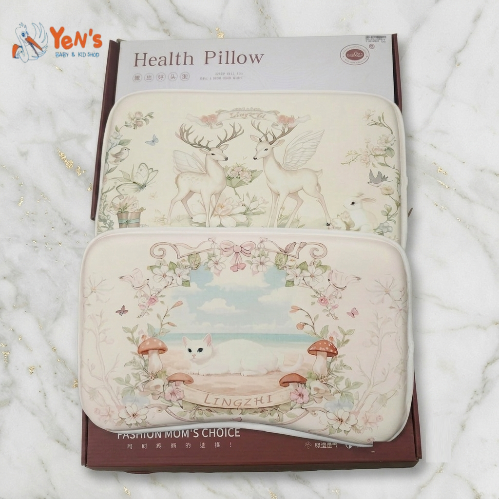 Bantal Anak Premium Karakter Kartun / Kids Pillow Lingzhi