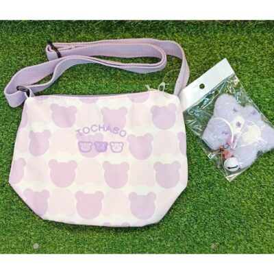 Tas Selempang Anak & Remaja Motif Beruang Tochaso - Free Gantungan Boneka thumbnail 4