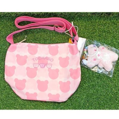 Tas Selempang Anak & Remaja Motif Beruang Tochaso - Free Gantungan Boneka thumbnail 5