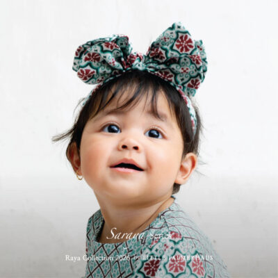 Little Palmerhaus - Baju Lebaran 2026 - Saraya Baby Headband (Bando Pita Bayi) 1 PCS thumbnail 3