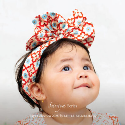 Little Palmerhaus - Baju Lebaran 2026 - Saraya Baby Headband (Bando Pita Bayi) 1 PCS thumbnail 4
