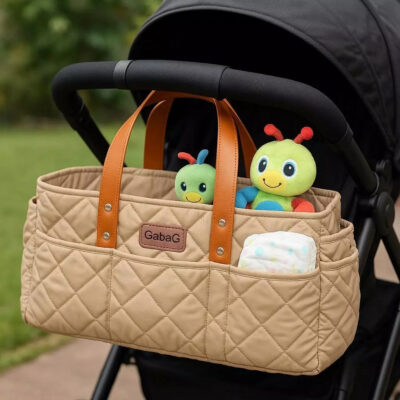 GabaG Caddy bag multifungsi - Diaper Bag Besar Sekat Rapih dan luas thumbnail 2