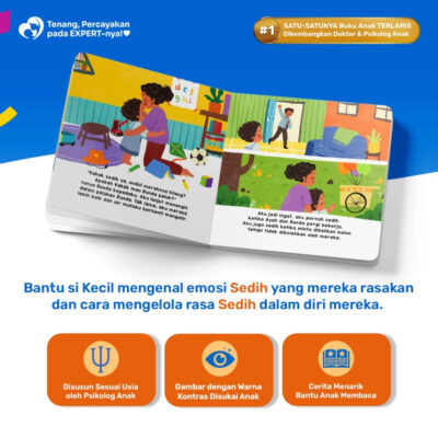 Tentang Anak - Boardbook Sedih Takut Senang Marah l Buku Cerita Anak Bergambar thumbnail 2