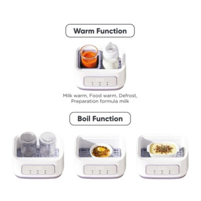 Baby Safe LBW03 Smart Double Milk Warmer - Mesin bottle warmer yang multifungsi thumbnail 4