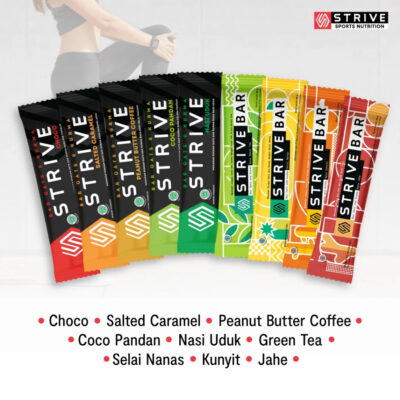 STRIVE Energy Bar ( 1 PCS ) - Penambah tenaga dan penunda lapar saat berkegiatan