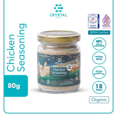 Crystal Farm | Chicken Seasoning (80 GR) - Kaldu rasa Ayam Kaldu sehat rendah garam - Kaldu NON MSG thumbnail 2