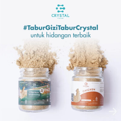 Crystal Farm | Chicken Seasoning (80 GR) - Kaldu rasa Ayam Kaldu sehat rendah garam - Kaldu NON MSG thumbnail 7