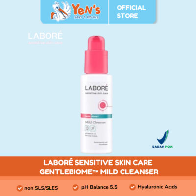 LABORÉ Sensitive Skin Care GentleBiome™ Mild Cleanser - Face Wash Sabun Pembersih Wajah  Low pH 5.5