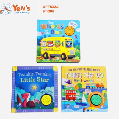 North Parade Round Button Sound Book Buku Bunyi Anak Interaktif Buku Edukasi Balita Mainan Bayi