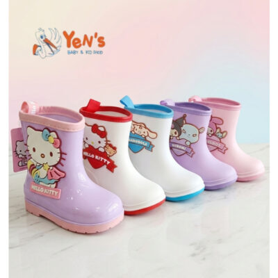 Sepatu Boots Hujan Anak Perempuan Karakter Sanrio Cute Anti Slip / Sepatu Bot Karet Anak Cewek Premium