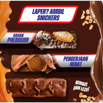 SNICKERS Peanut Original 35gx2 (70g) / 51g Halal thumbnail 4