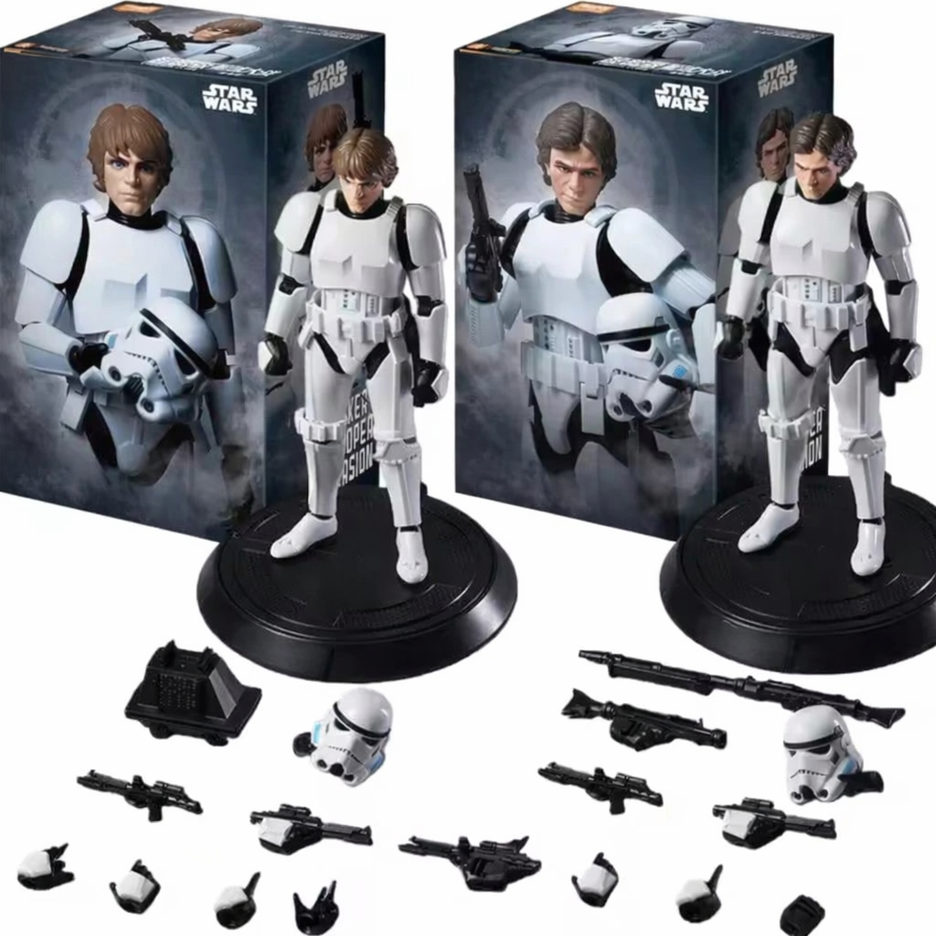 Blokees Star Wars Champion Class Han Solo Stormtrooper Luke Skywalker Mainan Figure
