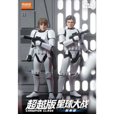 Blokees Star Wars Champion Class Han Solo Stormtrooper Luke Skywalker Mainan Figure thumbnail 9