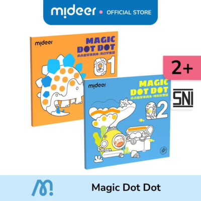 Mideer - Magic Dot Dot | Buku Belajar Mewarnai Anak 2+ Tahun thumbnail 2