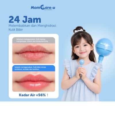 Momcareu Lip Balm Anak & Bayi SPF 35 PA+++ Pelembab Bibir Kering UV Protection BPOM thumbnail 5