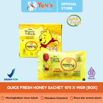 Quick Fresh Honey Sachet 10's x 14gr (Box) Halal