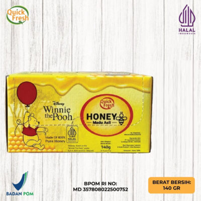 Quick Fresh Honey Sachet 10's x 14gr (Box) Halal thumbnail 2