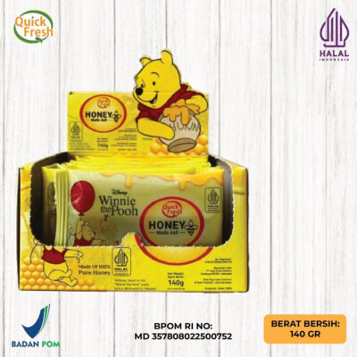 Quick Fresh Honey Sachet 10's x 14gr (Box) Halal thumbnail 3