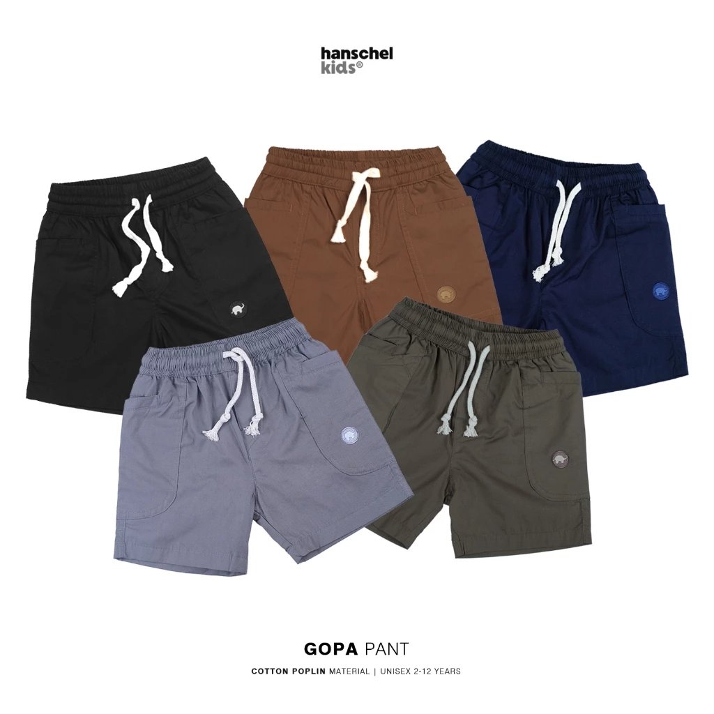 Hanschelkids Gopa Pant - Celana Pendek Anak Unisex 1-10 Tahun ( 1 Pcs )