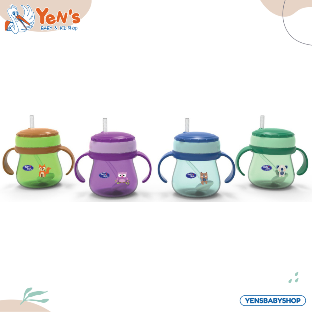 Baby Safe Training Cup with Straw 250 ml