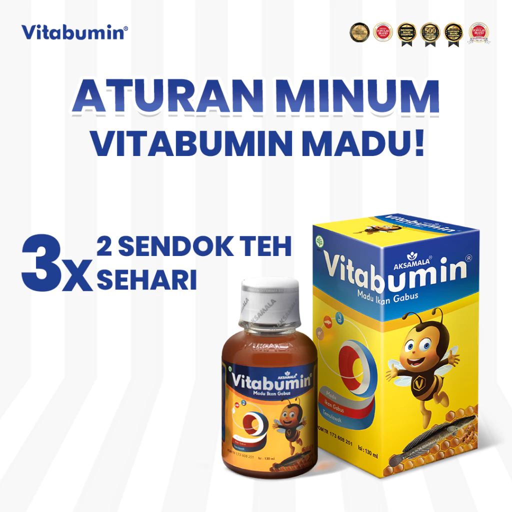 Vitabumin Madu 130ml - 1 pcs Halal