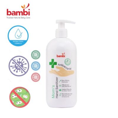 Bambi Mom's Hand Sanitizer Antibacterial Botol Pump 500ml