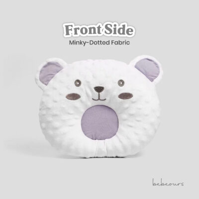 Bebeours Bantal Anti Peang - Bebeours Minky Newborn Pillow ( 1 Pcs ) thumbnail 4