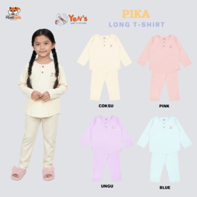 Rivetkids PIKA SET Baju Stelan anak Daily tangan panjang celana panjang