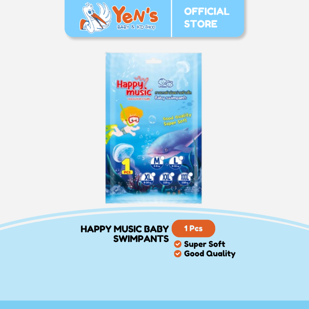 Happy Music Baby Swimpants - Popok Berenang Good Quality Super Soft