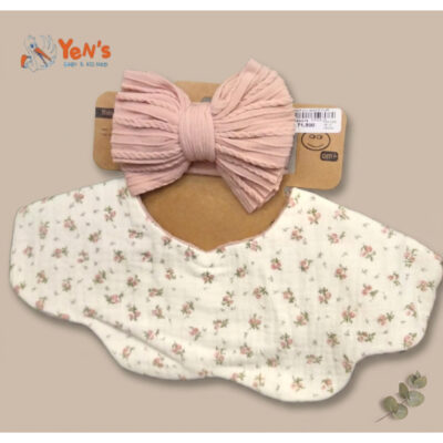 Set Slabber & Bando Bayi Premium - Motif Floral & Bear Aesthetic - Lembut, Nyaman thumbnail 4