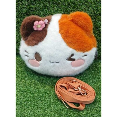 Tas Boneka Anak Karakter Beruang & Kucing Gaya Korea - Tas Ransel & Selempang 2-in-1 Premium thumbnail 3