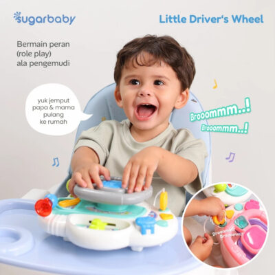 Sugarbaby Litttle Driver Wheel 's Baby Toys Transform Car 3in1 Mainan Mobilan Edukasi Anak 18M+ thumbnail 2