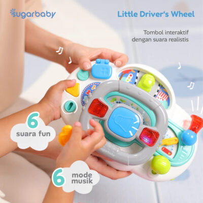 Sugarbaby Litttle Driver Wheel 's Baby Toys Transform Car 3in1 Mainan Mobilan Edukasi Anak 18M+ thumbnail 3