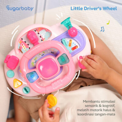 Sugarbaby Litttle Driver Wheel 's Baby Toys Transform Car 3in1 Mainan Mobilan Edukasi Anak 18M+ thumbnail 6