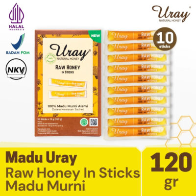 Madu Uray Raw Honey In Sticks 120 gr - Madu Murni Hutan thumbnail 2