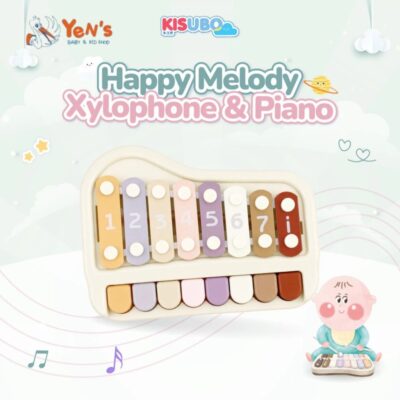 KISUBO Happy Melody Xylophone & Piano | Mainan Edukasi Musik Bermain Anak Musical Kreativitas SNI