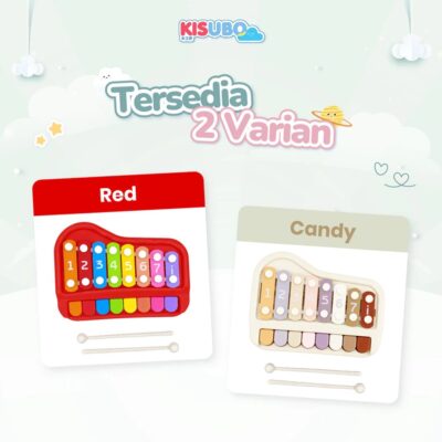 KISUBO Happy Melody Xylophone & Piano | Mainan Edukasi Musik Bermain Anak Musical Kreativitas SNI thumbnail 3