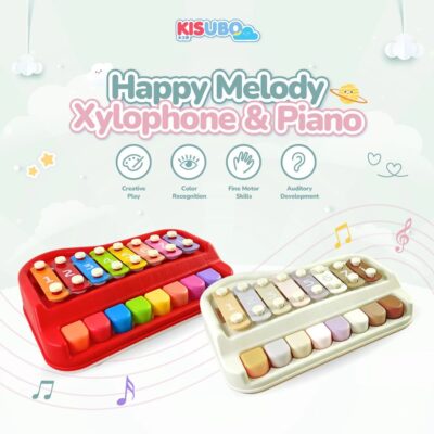 KISUBO Happy Melody Xylophone & Piano | Mainan Edukasi Musik Bermain Anak Musical Kreativitas SNI thumbnail 5