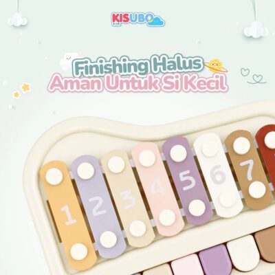 KISUBO Happy Melody Xylophone & Piano | Mainan Edukasi Musik Bermain Anak Musical Kreativitas SNI thumbnail 6