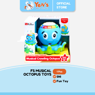 Five Star Musical Crawling Octopus - Mainan Edukatif Anak thumbnail 1